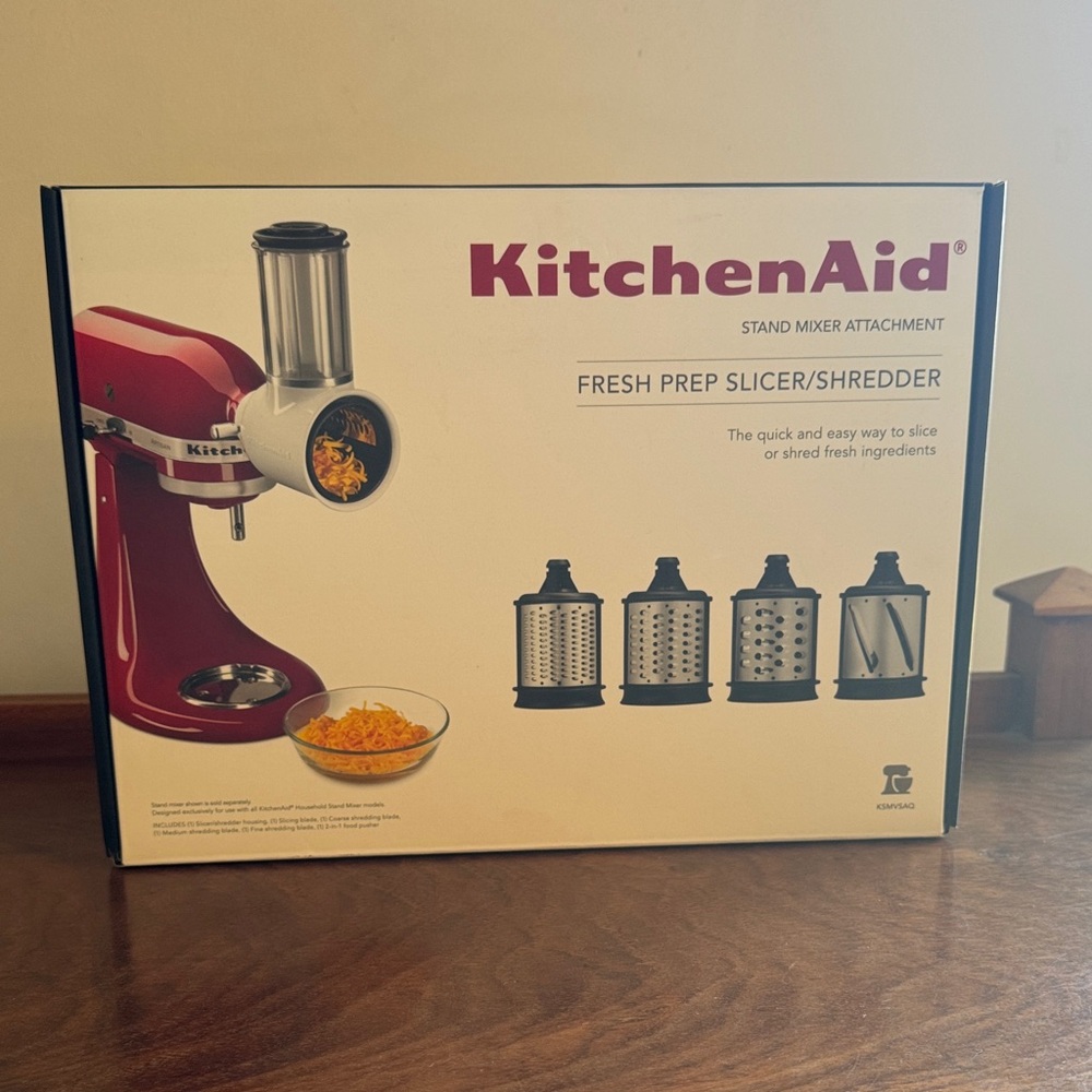 KitchenAid Red Fresh Prep Slicer/Shredder Attachment
